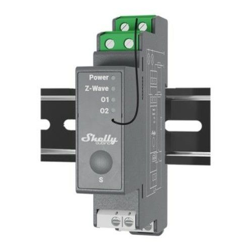 Pametni krmilnik Shelly Qubino Wave Pro 2 (sivo)