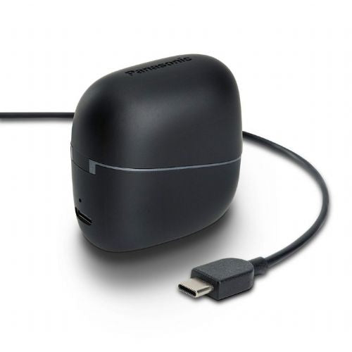 WS Kopfhörer Panasonic RB-F10DE-K, offenes Design über dem Gehörgang, Bluetooth 5.4, 7+18 h Akku, IPX4, schwarz
