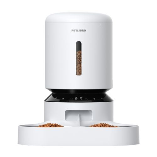Petlibro Food Dispenser for Granary with Double Bowl, Wifi, 5L (White)