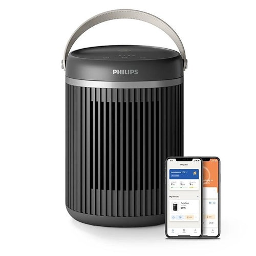 Philips CX3120/01 compact ceramic heater, 2000 W, PTC ceramic, 2 heating levels, white