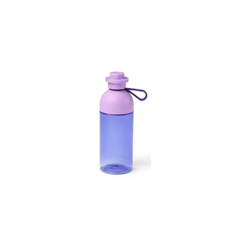 Lego water bottle 0.5 liter (lavender/transparent)