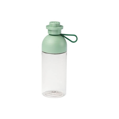 Lego water bottle 0.5 liter (light green/transparent)