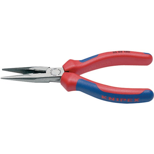 Knipex 25 02 160 flat-nose pliers, red/blue