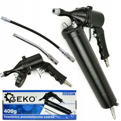 Pneumatic grease gun for 400g cartridges, rigid or flexible up to 10bar