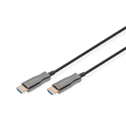 Digitus HDMI AOC data cable, 10 m, UHD 4K, HDMI 2.0b, optical, black