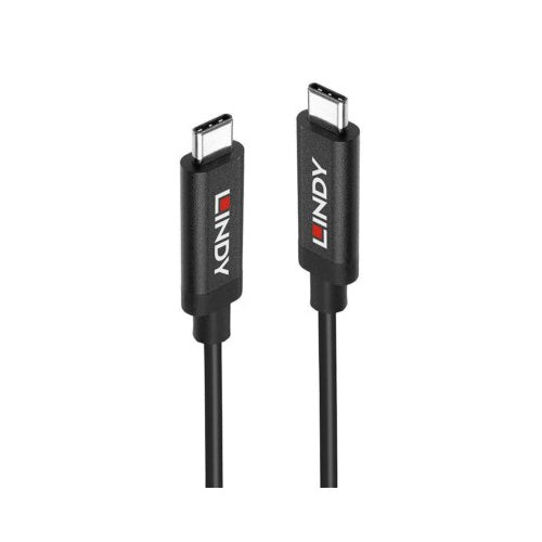 Data cable Lindy USB 3.2 Gen 2 5 m, USB-C to USB-C, PD 60W, UHD 8K, Plug & Play