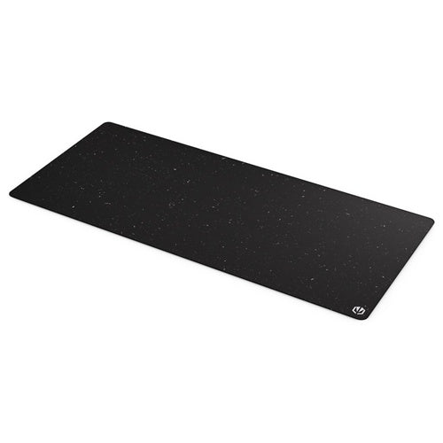 Endordy Stoneflow Black XL Mauspad, rutschfest, geschützte Kanten, minimalistisches Steinmuster