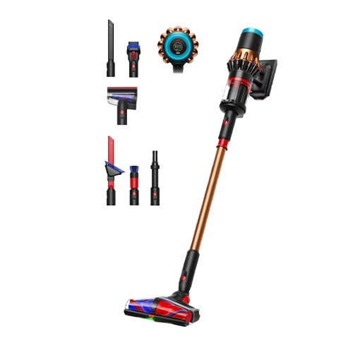 Dyson V16 beutelloser Bodenstaubsauger, Lithium-Ionen-Akku, 70 Minuten Laufzeit, Tierhaar-Set, Multi-Zyklon-Technologie