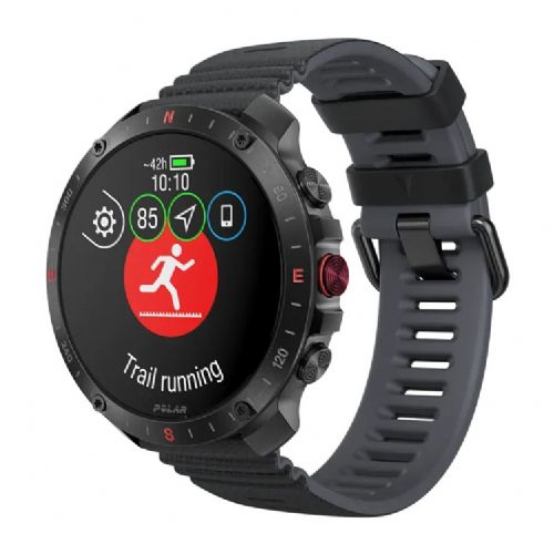 Pametna ura Polar Grit X2 Pro HR SL črna – AMOLED zaslon, dvojni GPS, safirno steklo, vojaška robustnost, do 10 dni baterije