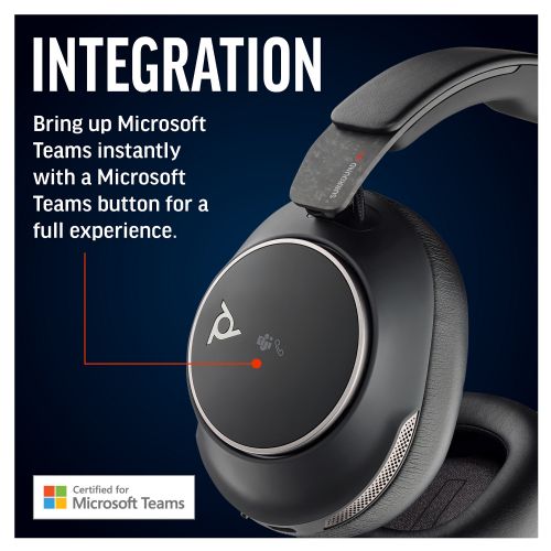 Poly Headset Voyager Surround 80 UC - cablato/bluetooth - nero