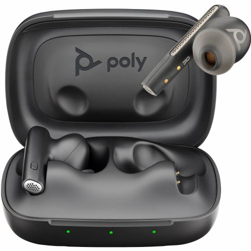Osnovni polnilnik Poly Voyager Free 60 UC črne barve