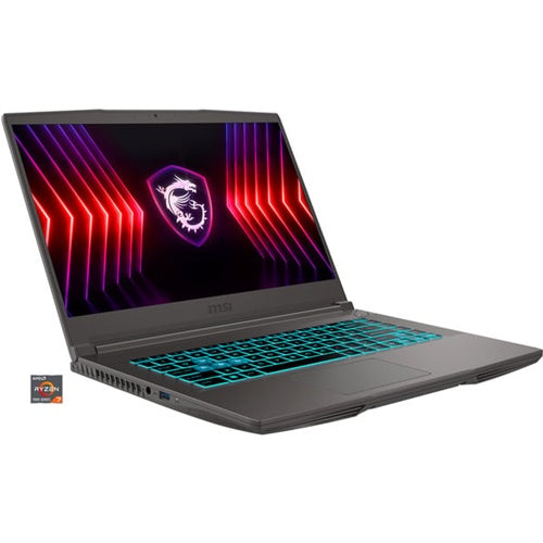 Prenosnik MSI Thin A15 B7VF-410 AMD Ryzen 7 7735HS/16 GB/SSD 512 GB NVMe/39,6cm (15,6") 1920x1080/GeForce RTX 4060/DE/Windows11Home, siva