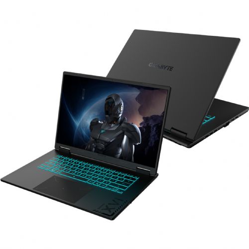 Prenosnik Gigabyte GAMING A16 3THK3DE894SH Ryzen 7 260/40,6cm (16")/1920 x 1200/IPS/16GB/SSD 1 TB NVMe/GeForce RTX 5050/DE/W11Home, črna