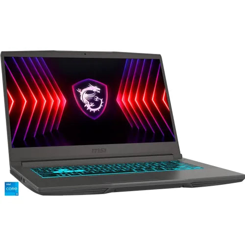 Prenosnik MSI Thin 15 B12UC-1439, Intel Core i5-12450H/16GB/SSD 512GB NVMe/39,6 cm (15,6")/FHD/DE/Ge Force RTX 3050/Brez OS, črna (0016R8-1439)