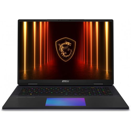 Prenosnik MSI Titan 18 HX AI A2XWJG-656 Intel® Core™ Ultra 9 285HX, 45,8 cm (18"), 64 GB DDR5, 6 TB SSD, 1000 cd/m2, 4K Mini LED, DE, RTX 5090, Windows 11 Pro, črna/srebrna