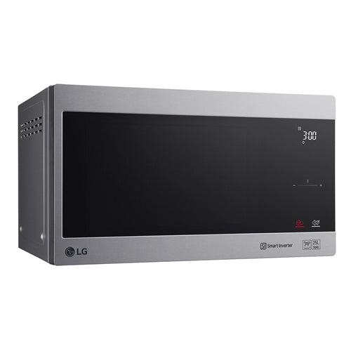 Prostostoječa mikrovalovna pečica LG MS2595CIS 25 l, 1150 W, digitalni zaslon, inverterska tehnologija, 28 samodejnih programov
