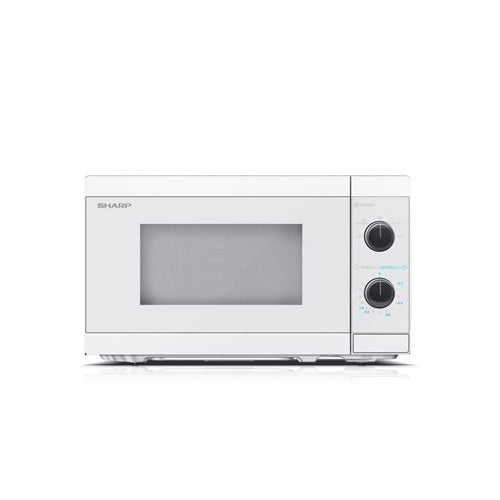 Forno a microonde indipendente Sharp YC-MS01E-C, 20 l, 800 W, scongelamento, comandi meccanici, bianco