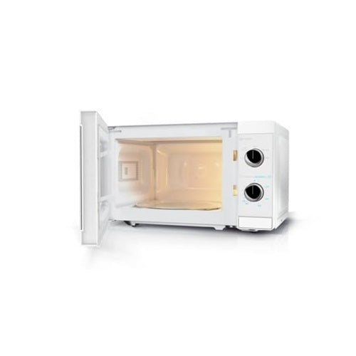 Forno a microonde indipendente Sharp YC-MS01E-C, 20 l, 800 W, scongelamento, comandi meccanici, bianco