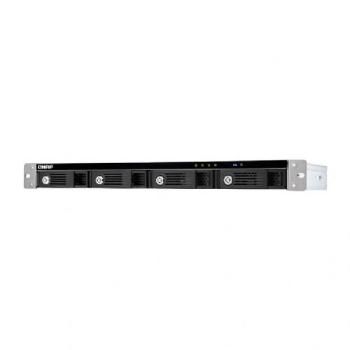 NAS sistem Qnap TR-004U 4-režno 1U rack, SATA 3,5", USB-C 3.2 Gen 1, strojna RAID podpora