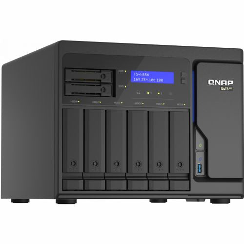 NAS sistem Qnap TS-h886-D1602-8G-BRO, Intel Xeon D-1602, 8 rež, 8 GB DDR4 ECC RAM, 2x M.2 NVMe Gen3, QuTS hero