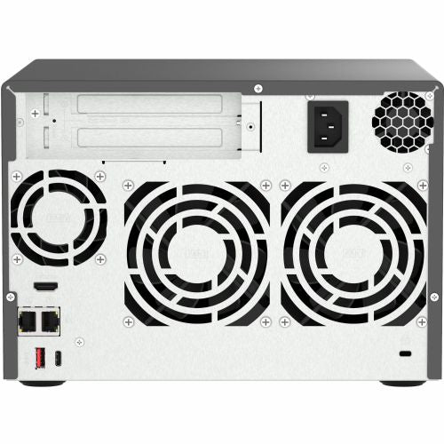 NAS sistem Qnap TVS-H674-I5-32G Intel Core i5-12400 6-jedrni, 32 GB DDR4, 6 rež za diske, M.2 PCIe Gen4, QuTS hero ZFS