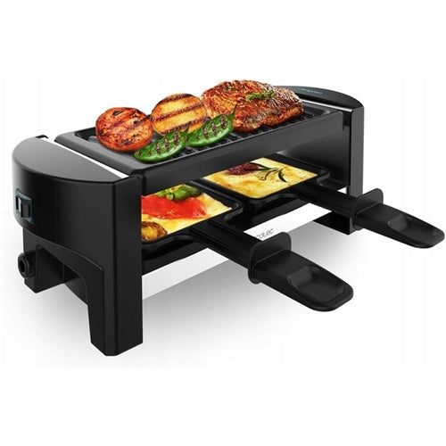 Raclette Cecotec Cheese&Grill 3200 Pocket (črna/nerjaveče jeklo, 320 W, za 2 osebi)