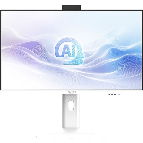 All In One računalnik MSI Modern AM273QP AI 1UM Intel Core Ultra 5, 27" WQHD IPS, 16GB, 1TB SSD, Intel Arc, Windows 11 Pro, bel