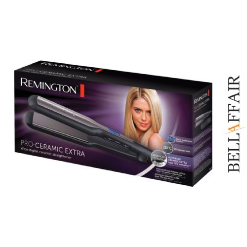 Ravnalnik las Remington Pro-Ceramic Extra S5525  (črn/siv)