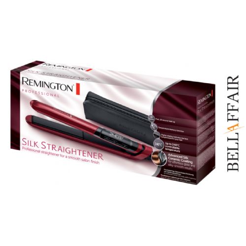 Ravnalnik las Remington Silk S9600  (rdeč/črn)