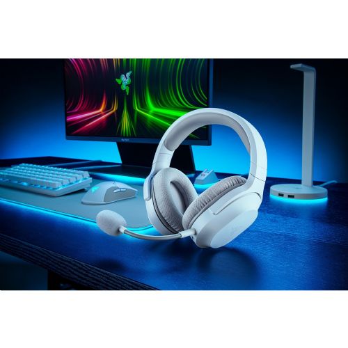 Brezžične naglavne slušalke Razer Barracuda X bele