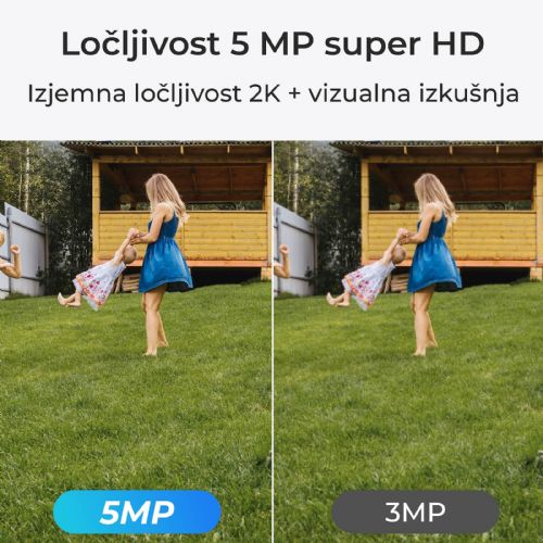 Reolink IP Kamera  W320 Wi-fi, 5MP, Zunanja, Nočni vid, Bela WC510WAB2K02