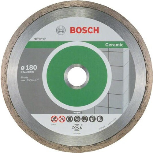 Bosch Standard cutting disc for ceramics Ø180 mm, hole 22.23 mm, for tiles/stoneware, set of 10 pieces