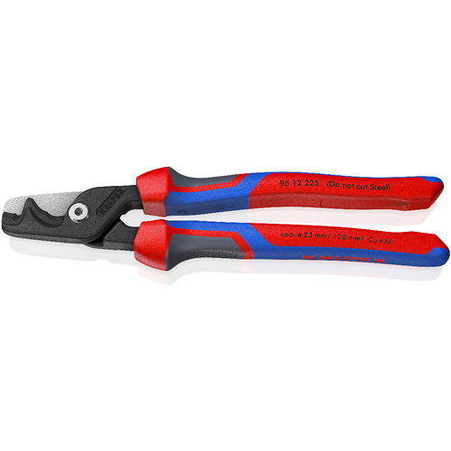 Cable cutter Knipex StepCut XL 95 12 225 (red/blue, length 225 mm)