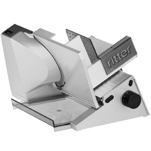 Ritter Amido 3 versatile slicer, 17 cm serrated blade, metal construction, Eco motor