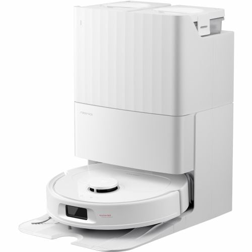 Robot aspirapolvere Roborock QR 598, colore bianco, 8.000 Pa, svuotamento automatico, pulizia a umido, navigazione intelligente, fino a 180 min di autonomia