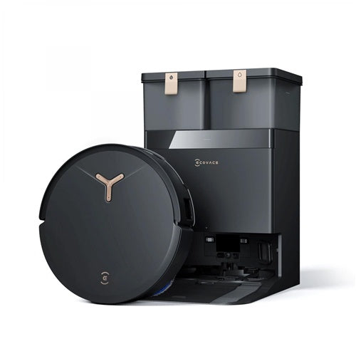 Robotski sesalnik Ecovacs Deebot T50 MAX PRO OMNI, 18.500 Pa, mokro čiščenje, LiDAR navigacija, večnamenska OMNI postaja, 6.400 mAh baterija, črn