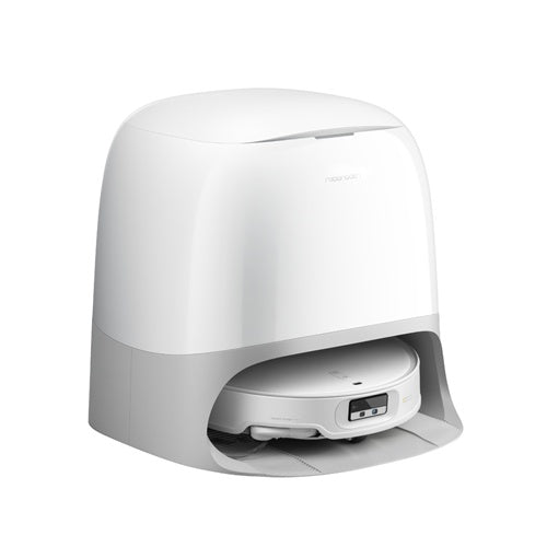 Robotski sesalnik Roborock Qrevo CurvX (bel, z večnamensko priklopno postajo 3.0 Thermo+)