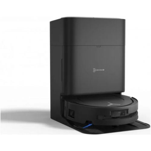 Robot aspirapolvere Ecovacs Deebot T80 OMNI nero, 18.000 Pa, pulizia a secco e a umido, stazione OMNI, navigazione LiDAR, batteria da 6.400 mAh