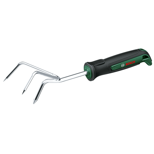 Bosch hand garden cultivator, width 7.1 cm, green/black