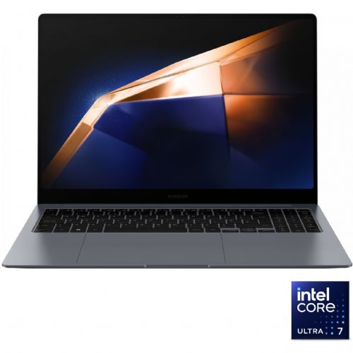 Prenosnik Samsung Galaxy Book4 Pro Intel Ultra 7-155H/16GB/SSD 512GB NVMe/40,6 cm (16") 2,8K Touch/Win11Home, siv