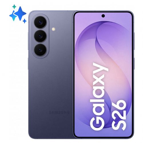 Pametni telefon Samsung Galaxy S26 S942 5G, 6,3" Dynamic AMOLED 2X, Exynos 2400, 12GB/256GB, trojna kamera 50MP, Dual SIM, Cobalt Violet
