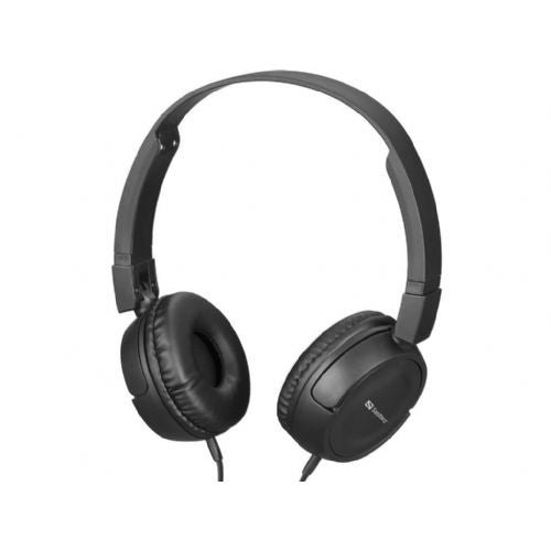 Sandberg Saver MiniJack headphones foldable, volume control, travel compatible