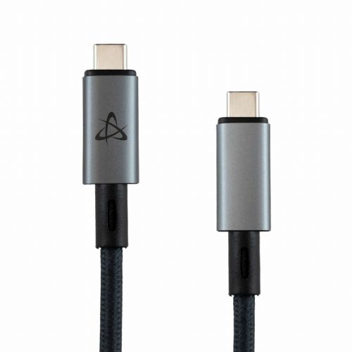 USB4 cable SBOX Type-C to Type-C, 1.2 m, 240 W, 80 Gbps, 16K 60 Hz, dark gray