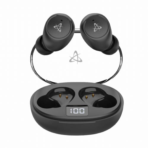 SBox black bluetooth headphones with microphone EB-TWS115