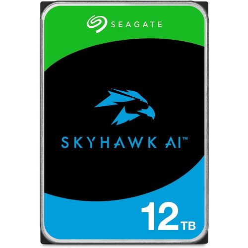 Vgradni HDD-disk Seagate AI Skyhawk, Surveillance Video Optimized, 12 TB, SATA, 6 Gb/s, 512 MB predpomnilnika, 3,5-palčni CMR, Helij