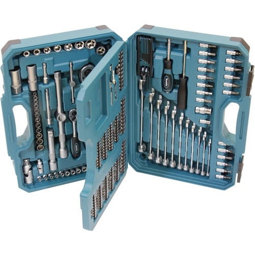 Makita E-10883 hand tool set, 221 pieces