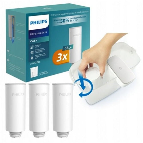 Philips AWP225S/31 water filter set for jug, 3 pieces