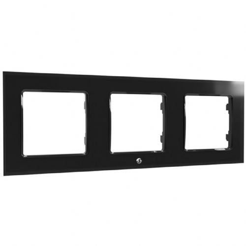 Shelly Accessories "Wall Frame 3" Wandschalterrahmen 3-fach schwarz