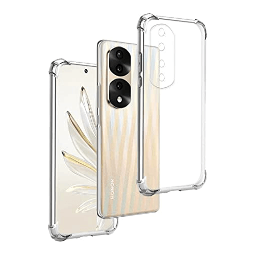 ANTISHOCK silicone case for Honor 70 - transparent