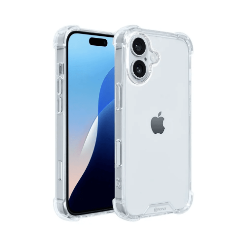 ANTISHOCK Silicone Case for iPhone 16 Plus - Transparent